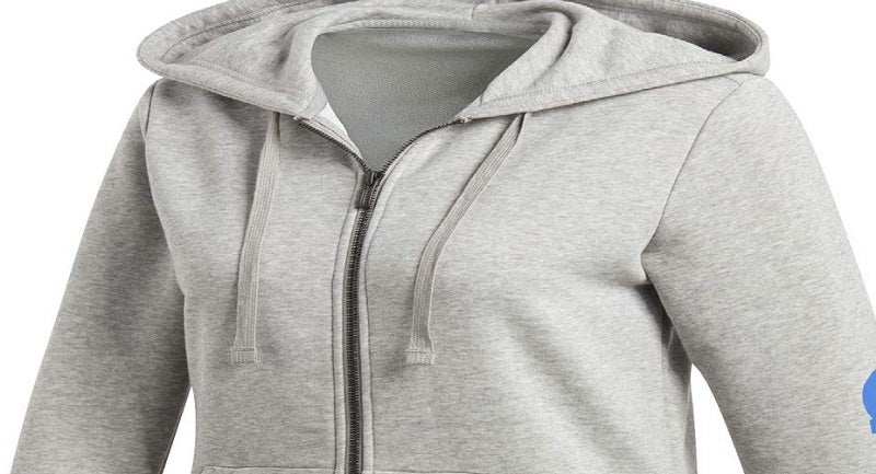 drawcord on hoodie