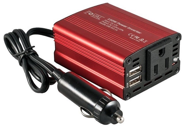 FOVAL 150W Car Power Inverter DC 12V to 110V AC Converter