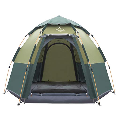 EZOLY Instant Pop Up Camping Dome Tent for 3-4 Person Automatic Setup Family Waterproof Shelter for Outdoor Hiking