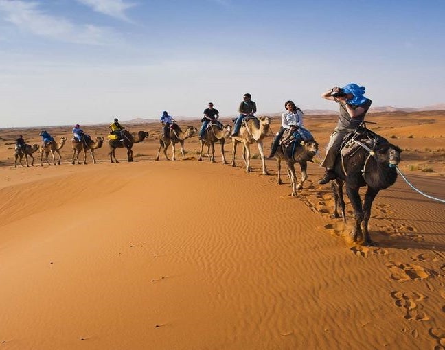 desert camel trip in zagora guide