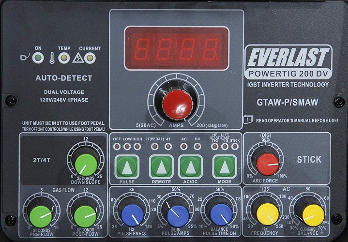 Everlast PowerTIG Dual Voltage PULSE ACDC Welder TIG Welder AC DC Volts