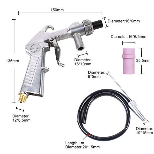 Power & Hand Tools Business, Industry & Science Power Tools Gravity Feed Sandblast Gun Koojawind