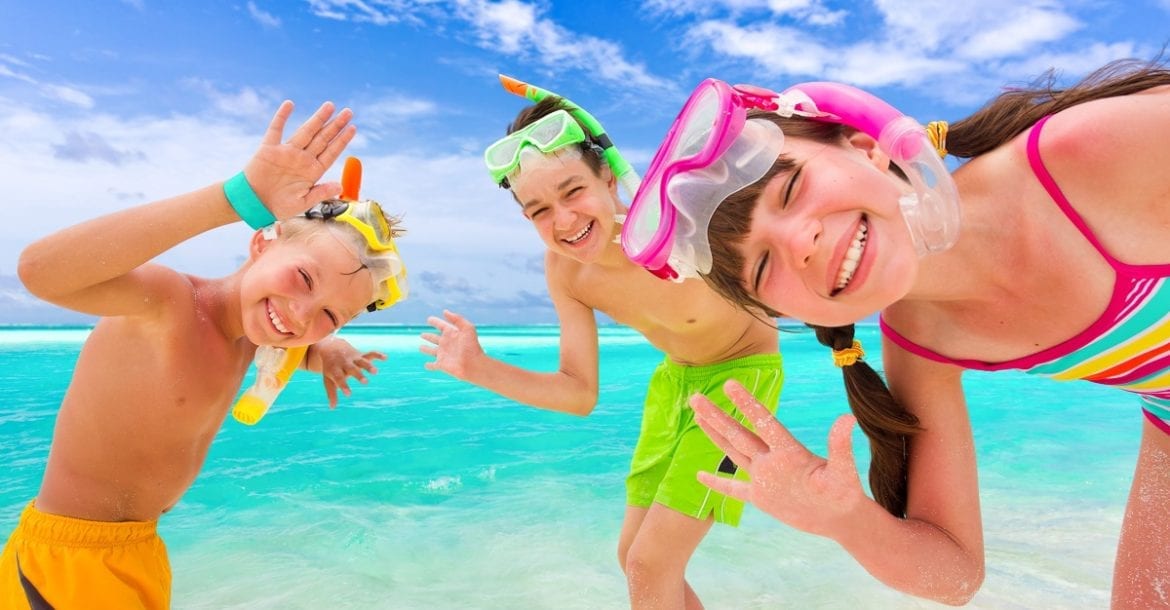 how to snorkel with kids