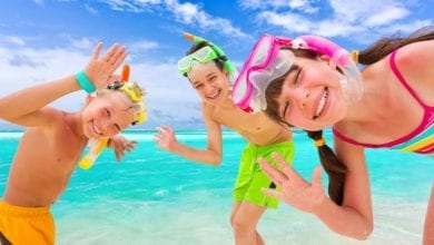 how to snorkel with kids