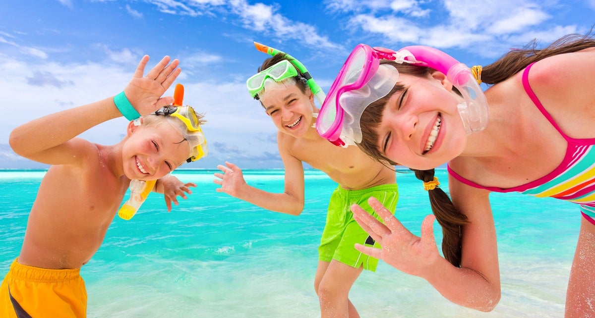how to snorkel with kids