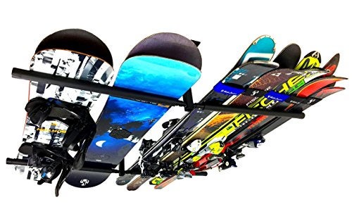 Holds 4 Snowboards Freestanding SNOWBOARD Storage Rack