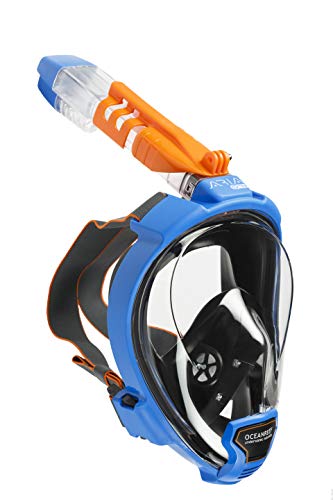 Ocean Reef ARIA Classic Schnorchelmaske Full Face Snorkeling Mask S/M L/XL blue 