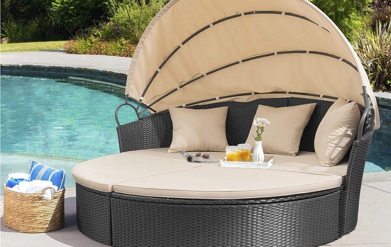 best outdoor daybed with canopy