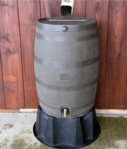 RTS Home Accents Rain Water Collection Barrel