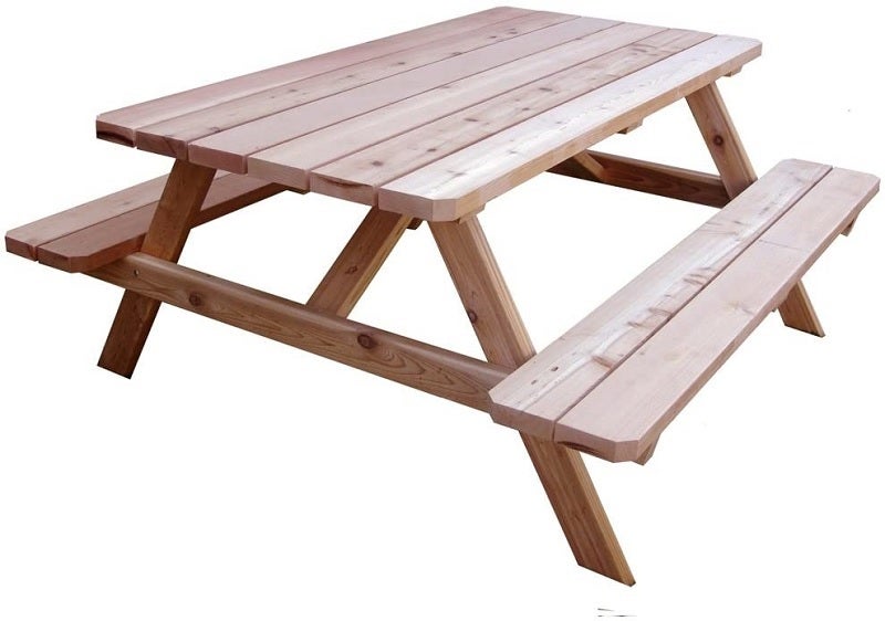 Western Red Cedar Picnic Table