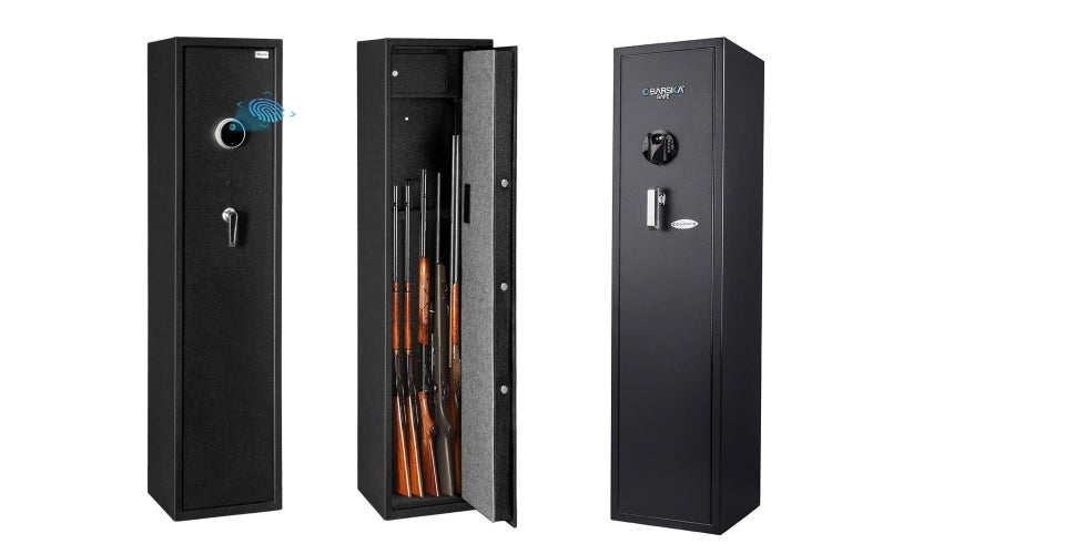 best biometric gun safes cabinets