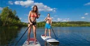 is paddle boarding hard