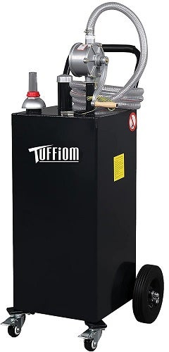 TUFFIOM 35 Gallon Portable Gas Caddy with Wheels