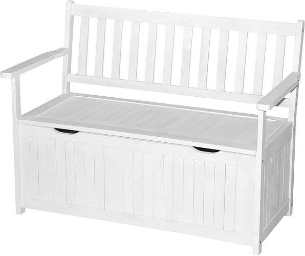 Outsunny Wooden Outdoor Storage Bench