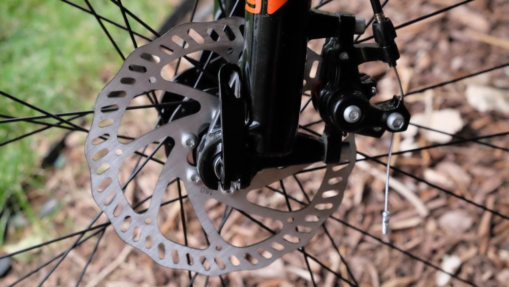 Mechanical disc brakes are user-friendly and provide more stopping power than rim brakes.