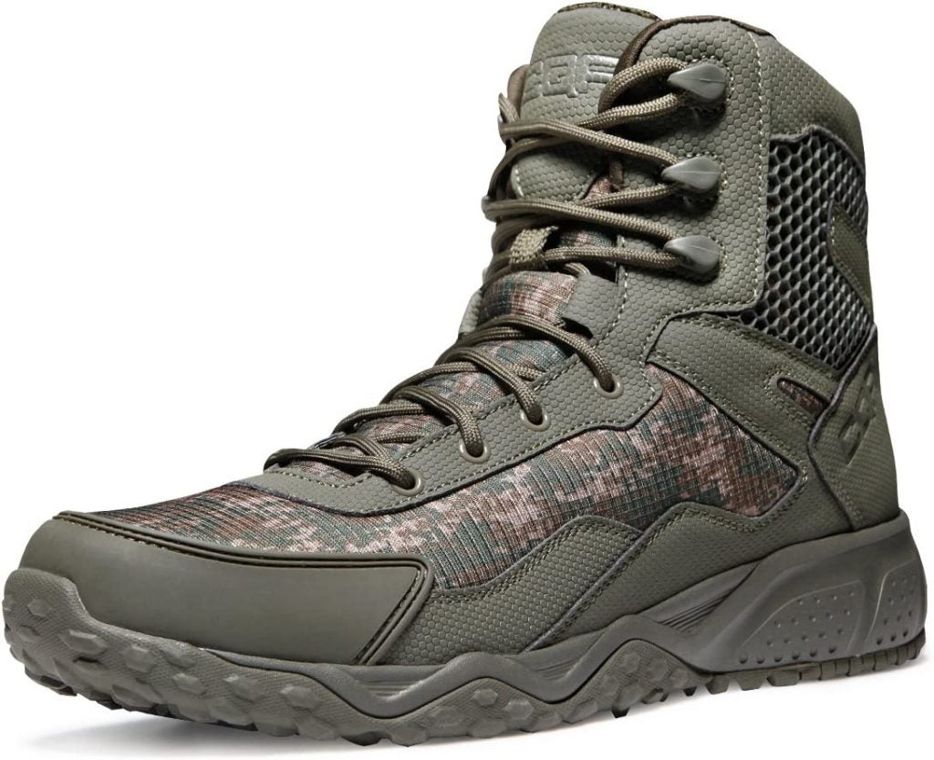 CQR Men's Military Tactical Boots, Lightweight 6 Inches Combat Boots, Durable EDC Outdoor Work Boots
