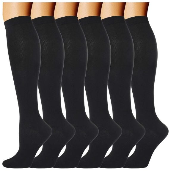 Cambivo 2 Pairs Compression Socks for Men and Women