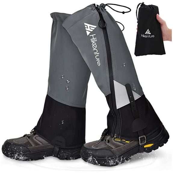 Hikenture Leg Gaiters with Waterproof Zipper