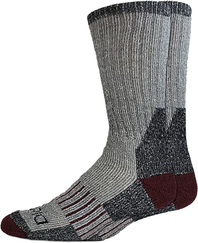 Dickies grey and maroon wool crew socks