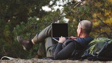 Camping and Working Remote