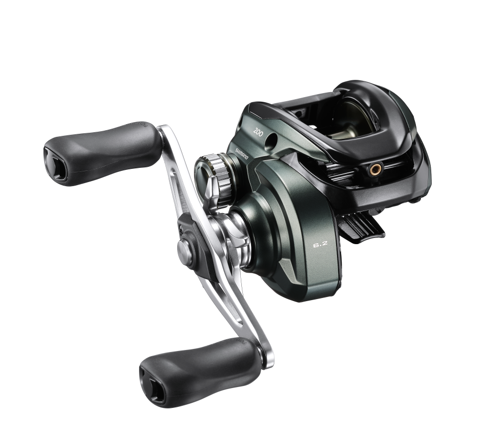 The Curado 200 M features an aluminum HAGANE Body for added rigidity to increase cranking power and overall reeling efficiency