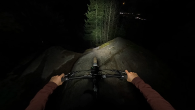 Mountain biking at night pushed to the limits! Credit: Rémy Métailler