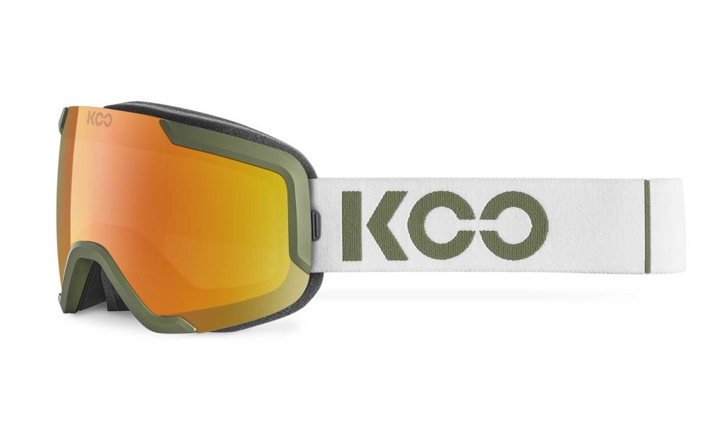 The KOO ENERGIA goggles boast a lightweight frame and triple-layer foam cushioning combined with a venting system where the goggles meet the face to eliminate the possibility of fogging. Credit: KOO Eyewear